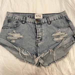 One teaspoon bandit denim shorts